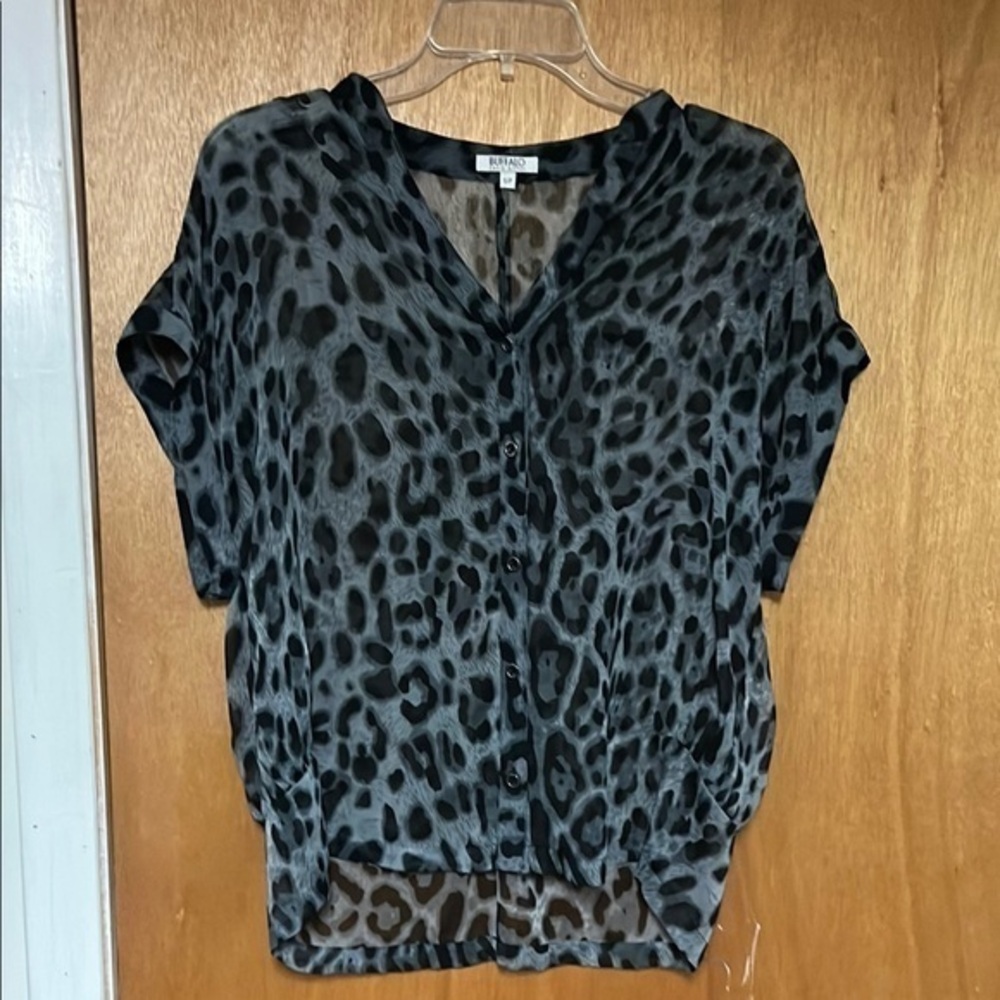 Buffalo David Bitton Animal Print Blouse
